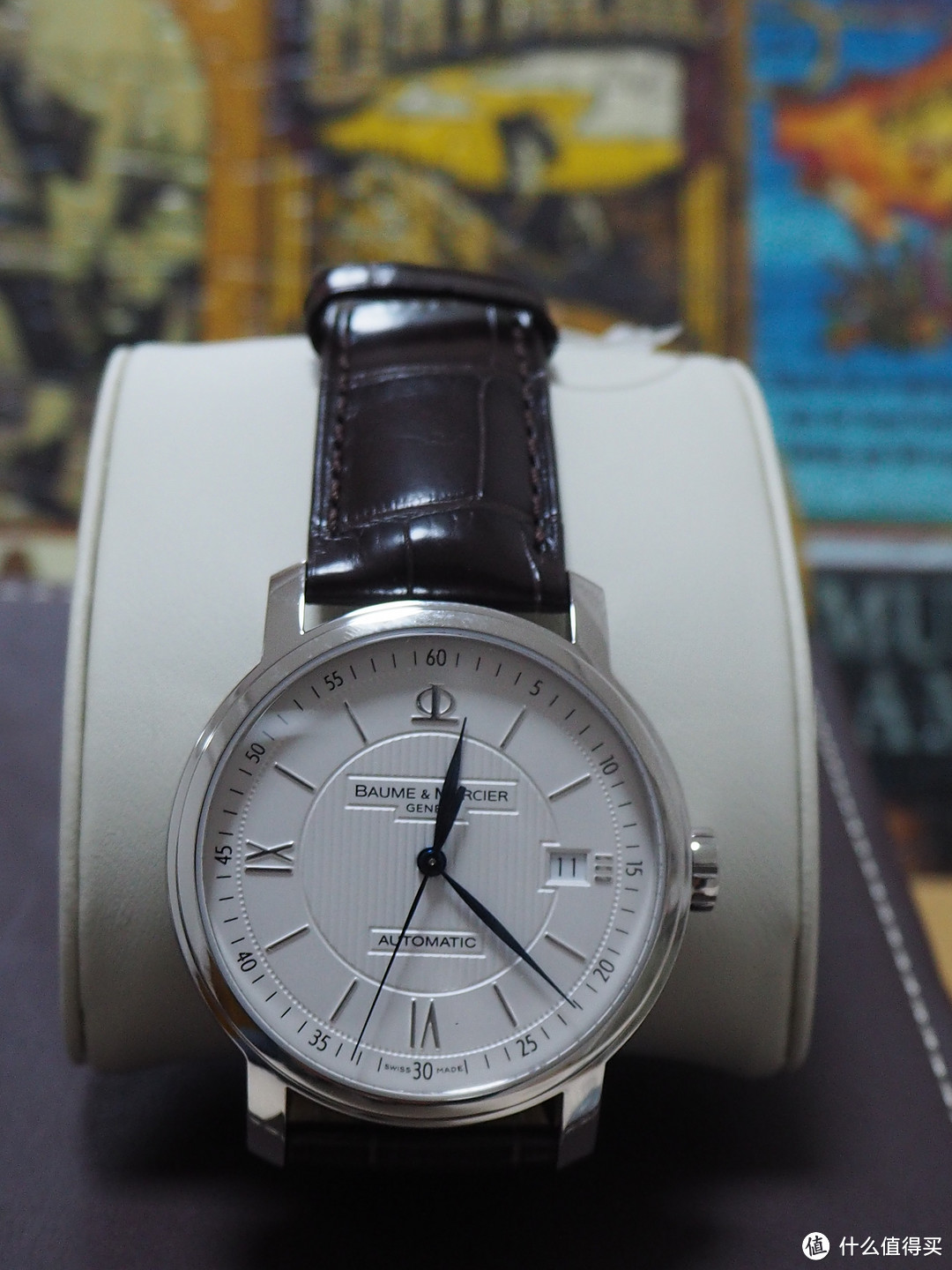 名士风流：Baume & Mercier 名士 Classima 克莱斯麦系列 8791 男款皮带机械腕表