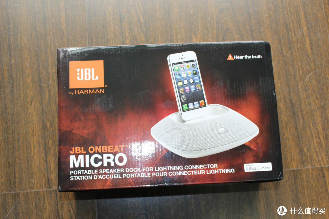 火速晒单  JBL OnBeat Micro iPhone6充电音乐底座音箱