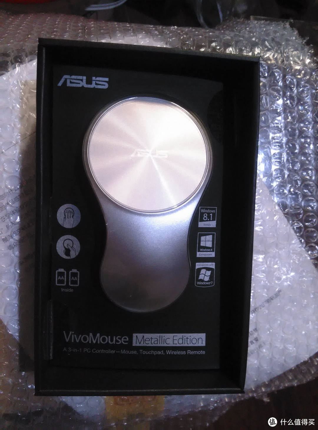 时尚科技产物？——评ASUS VIVOMOUSE WT720 触控光学鼠标