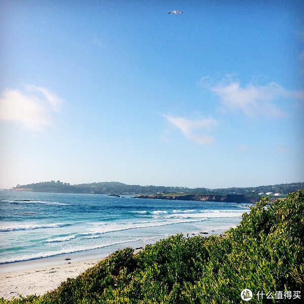 小鎮是緊挨著海邊的,往東走大約10分鐘,就能看到沙灘和大海