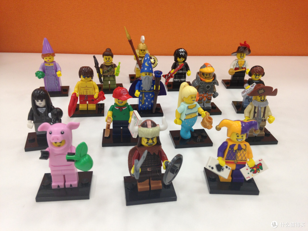 lego 乐高 抽抽乐 第十二季 71007 人仔展示