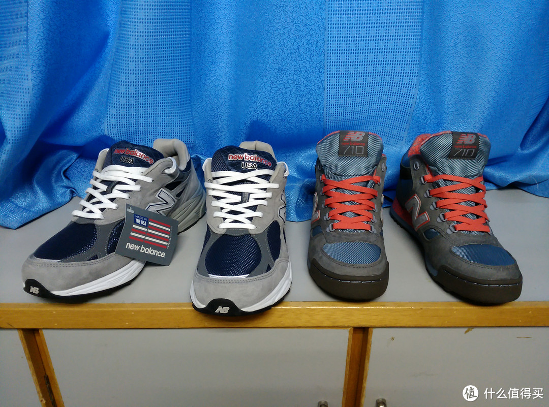 我的美亚直邮第一单：New Balance 新伯伦  HRL710 复古徒步鞋 & M990V3 跑鞋晒单及穿着感受