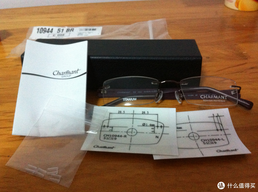 【ebay好物分享会】ebay首淘 charmant 夏蒙 无框纯钛眼镜架