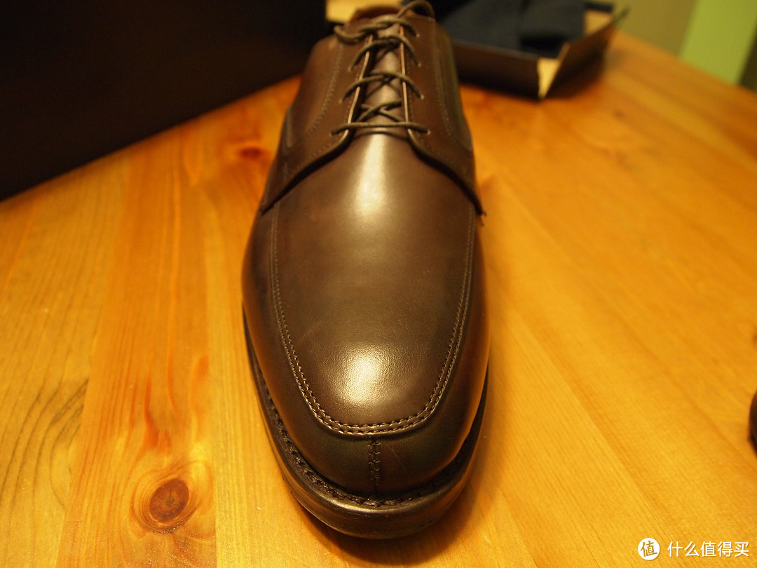 愉悦的皮革气味：Brooks Brothers 布克兄弟 Double-Stitch Split-Toe Bluchers 正装皮鞋