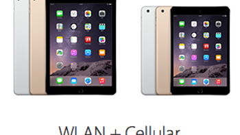 硬件支持全网通：国行 苹果 iPad Air 2 / iPad mini 3 4G版 上架开卖