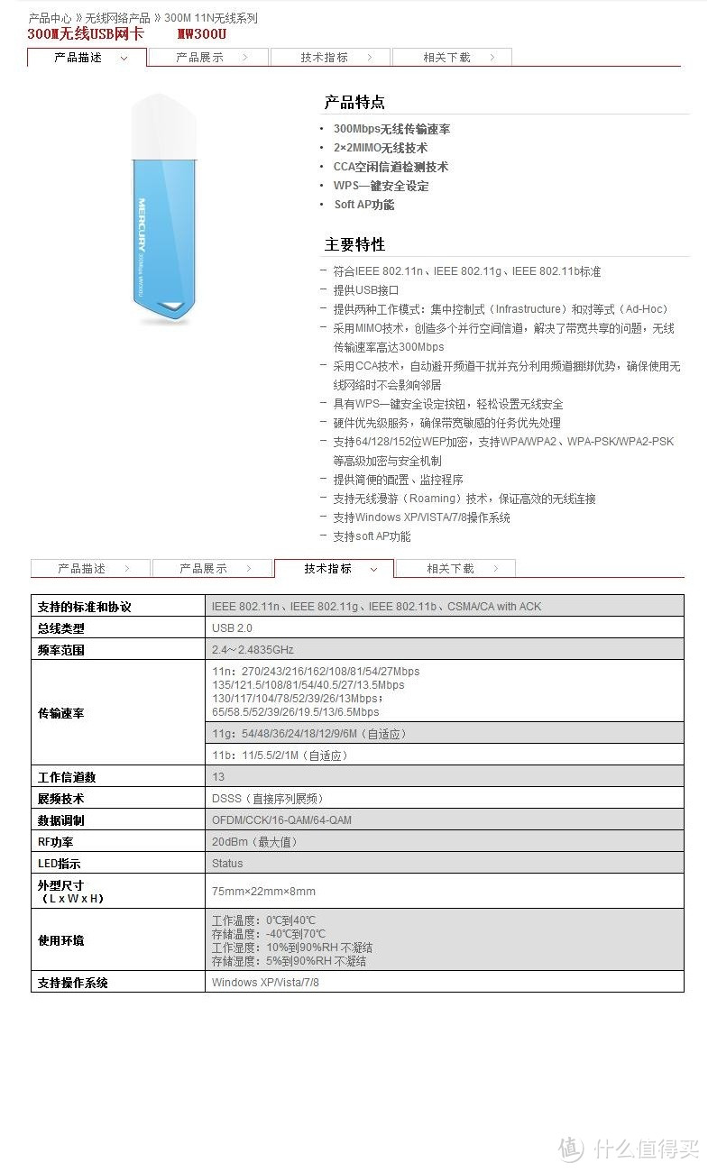 Mercury 水星  MW150UM  MW300U  无线USB网卡