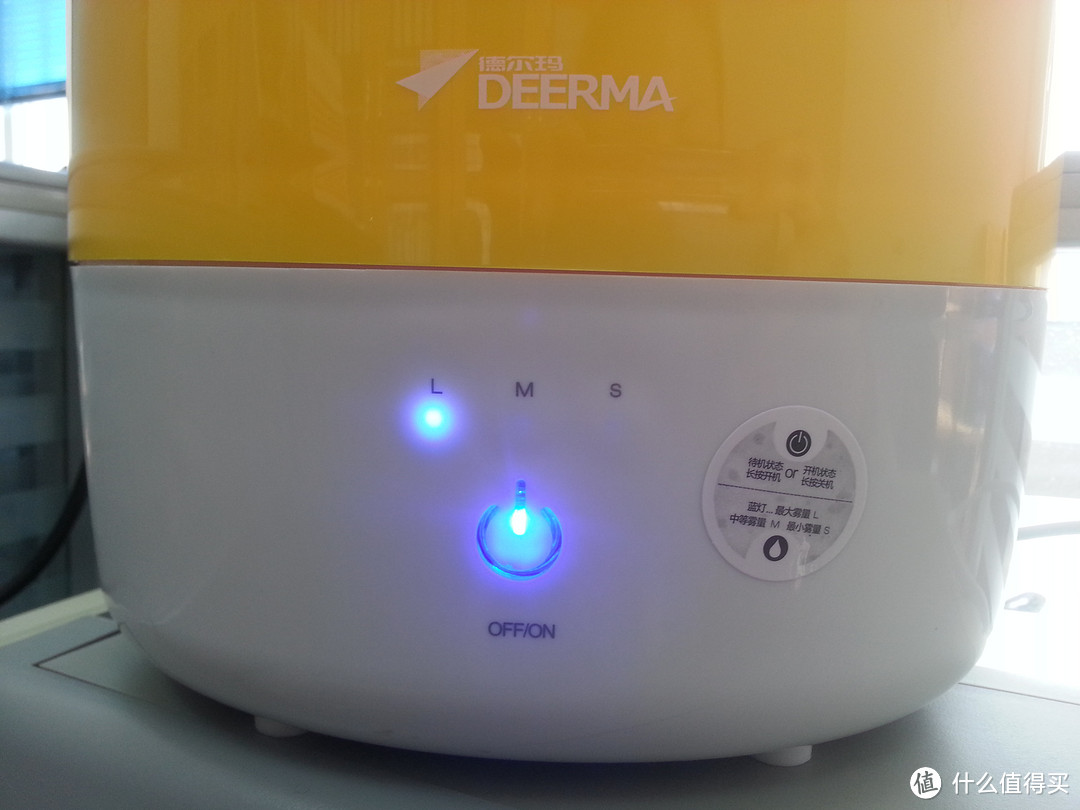 Diors女士的办公小伙伴：Deerma 德尔玛 DEM-F480 加湿器