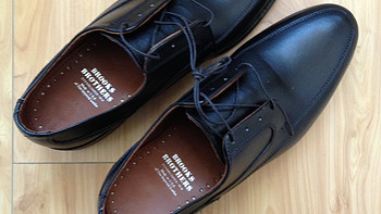 官网购入Brooks Brothers 布克兄弟 Blucher Lug Soles 男士商务休闲皮鞋