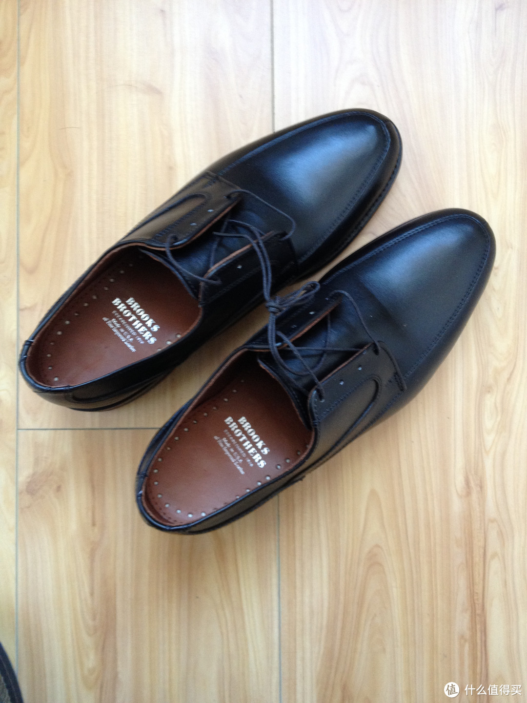 官网购入Brooks Brothers 布克兄弟 Blucher Lug Soles 男士商务休闲皮鞋