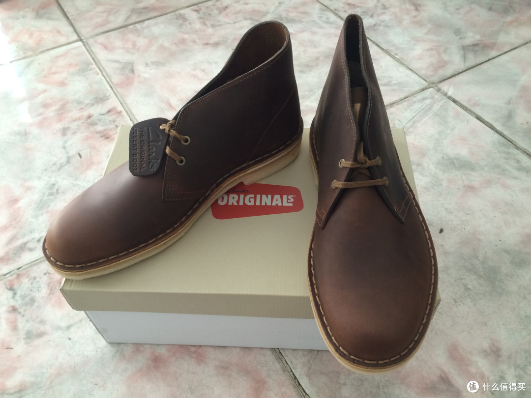 美亚黑五海淘处女购:Clarks 其乐 Originals 休闲皮鞋 丢单重发到货晒单