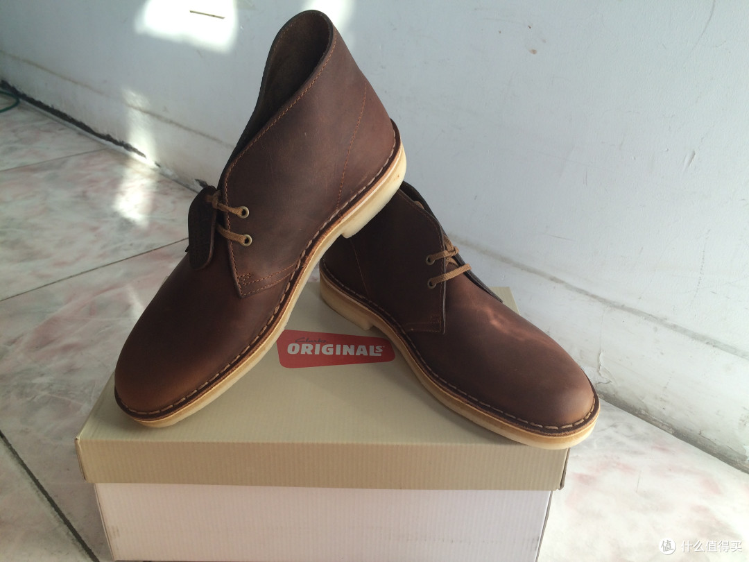 美亚黑五海淘处女购:Clarks 其乐 Originals 休闲皮鞋 丢单重发到货晒单