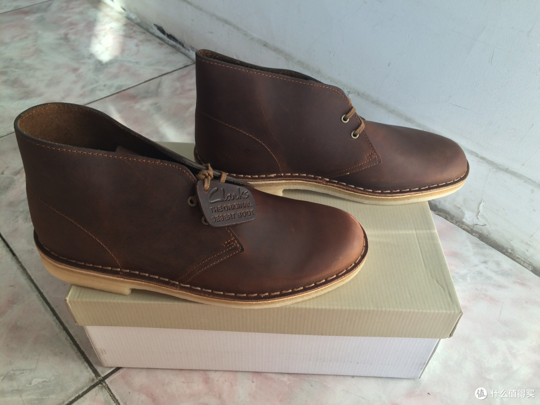 美亚黑五海淘处女购:Clarks 其乐 Originals 休闲皮鞋 丢单重发到货晒单