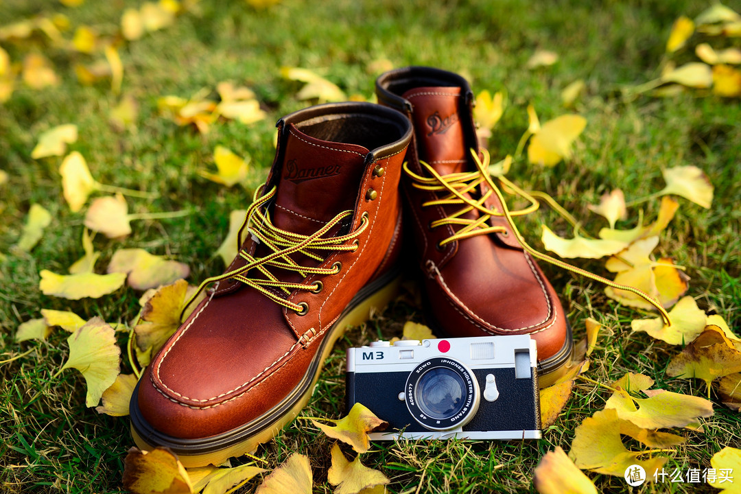 阳光、银杏、皮靴与伪文艺大叔：Danner 丹纳 Lace Moc Toe 男士工装靴晒单