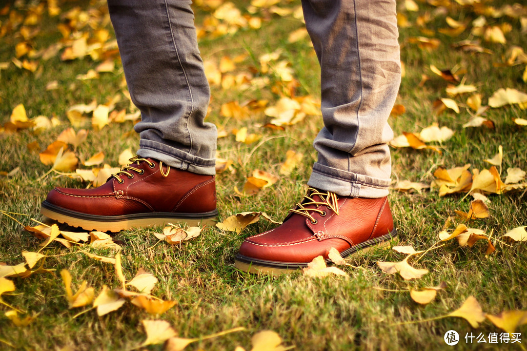 阳光、银杏、皮靴与伪文艺大叔：Danner 丹纳 Lace Moc Toe 男士工装靴晒单