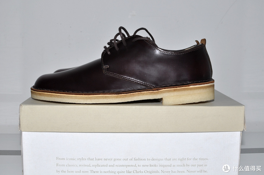 Clarks 其乐 Originals Desert London ox-Blood Leather 男款休闲皮鞋