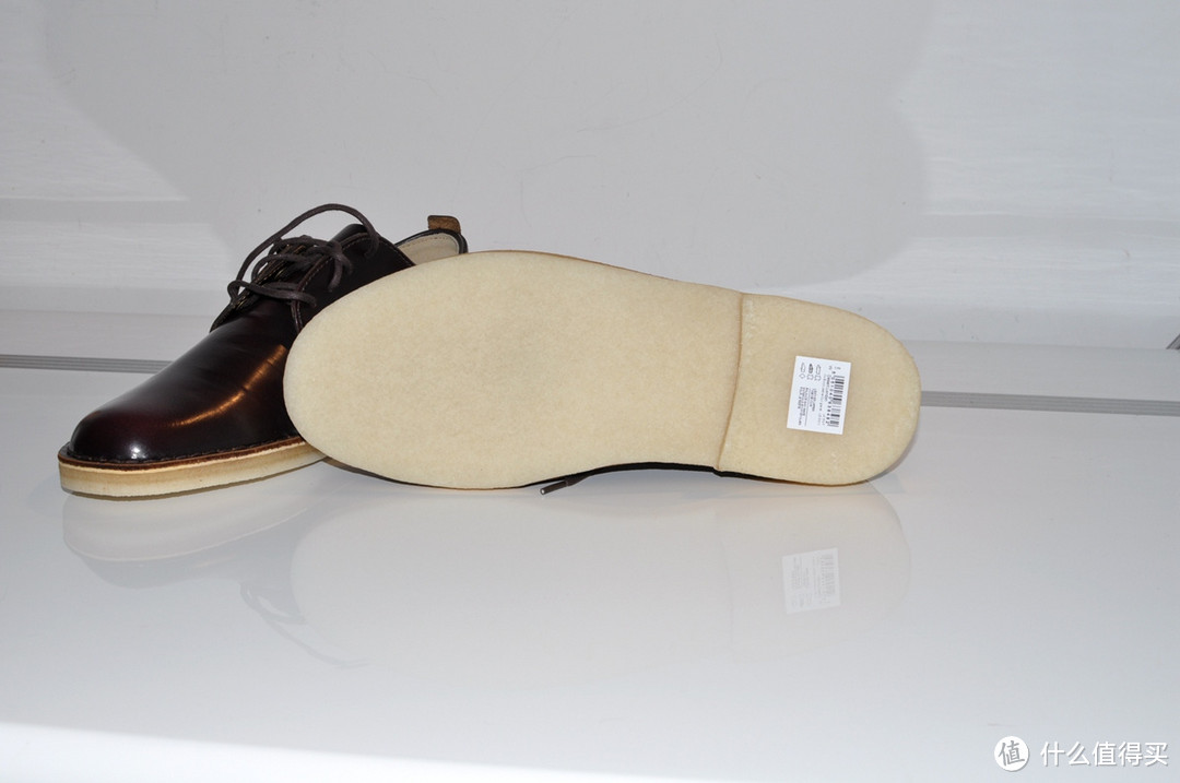 Clarks 其乐 Originals Desert London ox-Blood Leather 男款休闲皮鞋