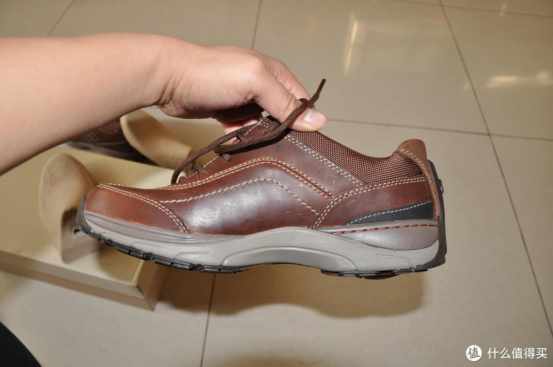 CyberMonday的猎物：Clarks 其乐 Skyward Vibe Oxford 棕色款 男款皮鞋