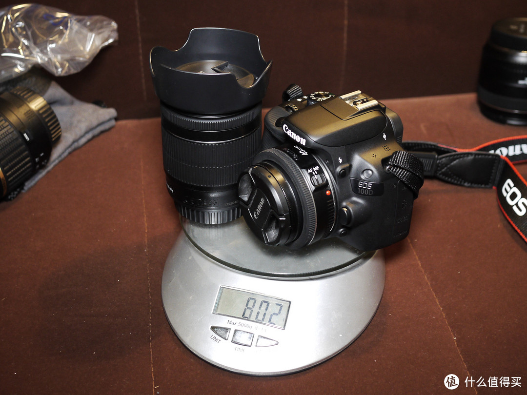 Canon 佳能 EOS 100D 机身开箱和一堆非严谨的对比