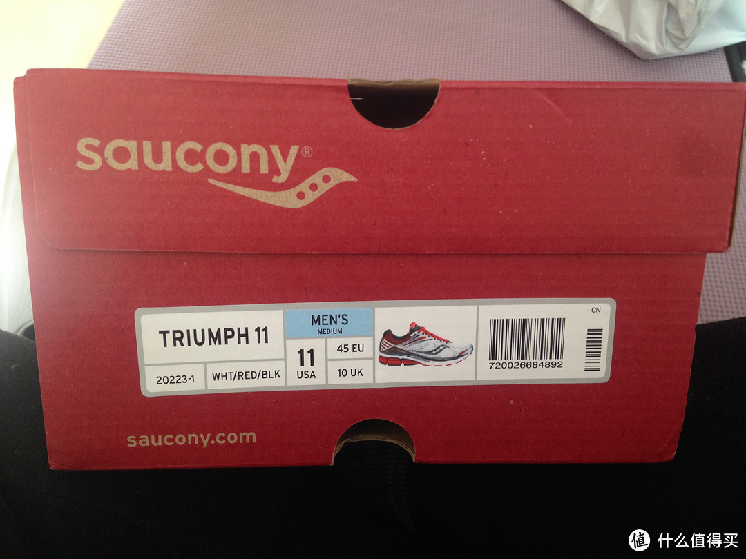 大体重跑友的装备：Saucony 索康尼 Triumph 11 男款*级缓震慢跑鞋