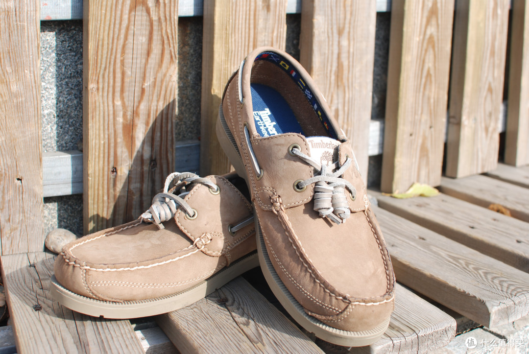 Timberland 添柏岚 Earthkeepers Kiawah Bay 男款船鞋 尺码分享 & 鞋带系法