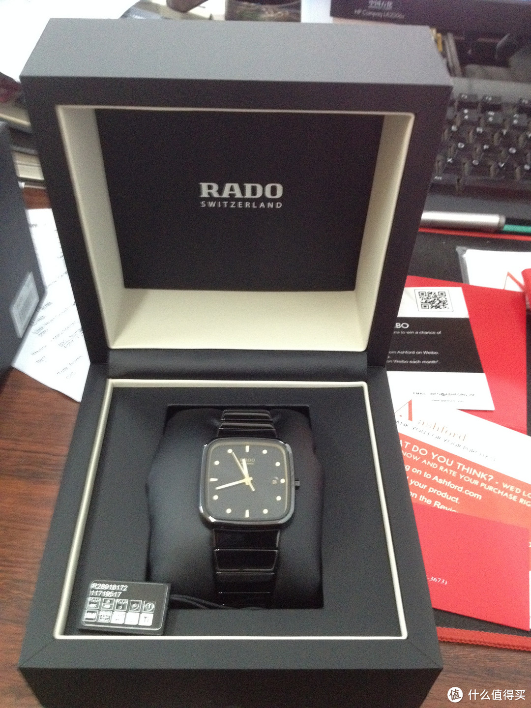 海淘 RADO 雷达  R5.5 男款腕表 R28918172