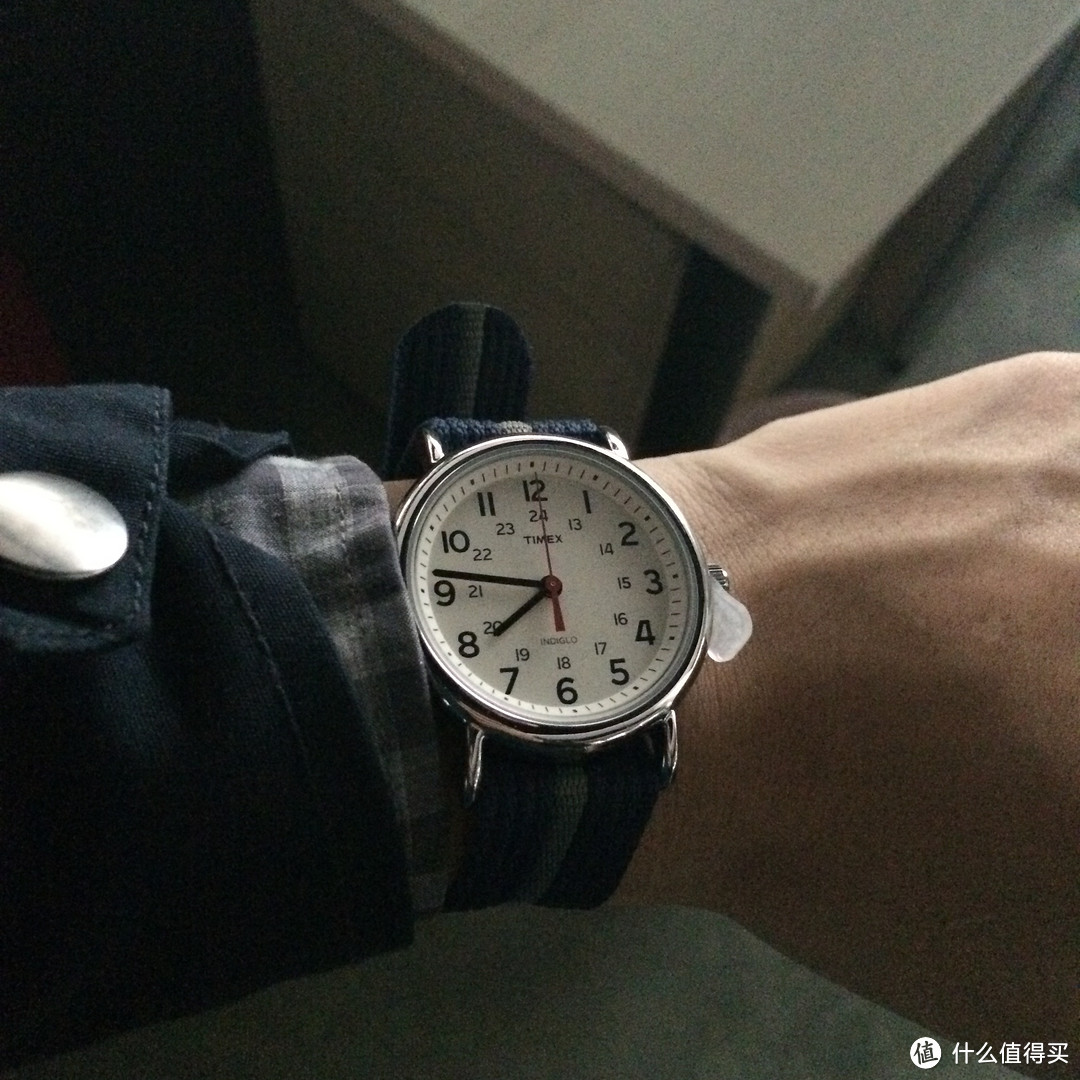 Timex 天美时 T2N654 Weekender Watch 海军蓝表带 男款腕表