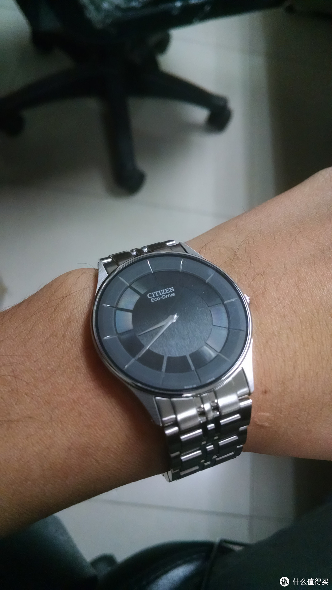 citizen 西铁城 ar3010-65e 超薄光动能腕表