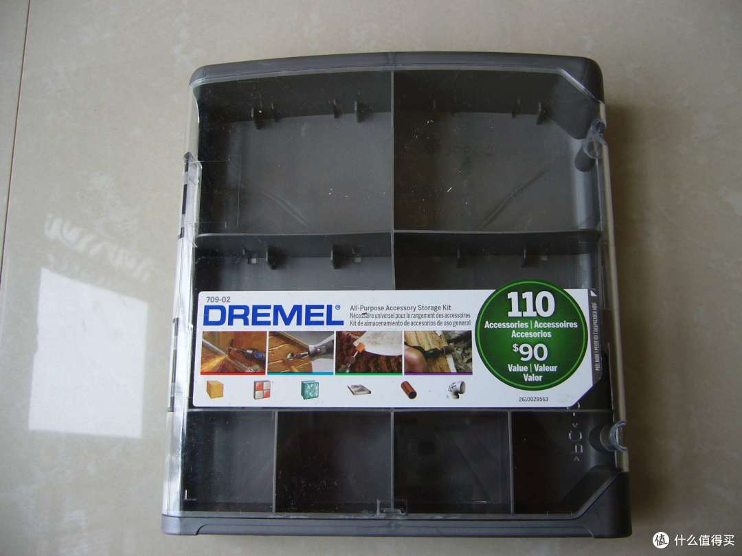 琢美 Dremel 709-02 110-Piece All-Purpose Rotary Accessory Kit(切割、喷砂、抛光、研磨、清洗附件)
