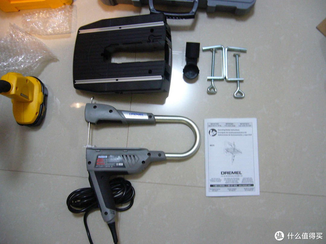 琢美 Dremel MS20-01 Moto-Saw Variable Speed Compact Scroll Saw Kit金属，塑料和木头台锯