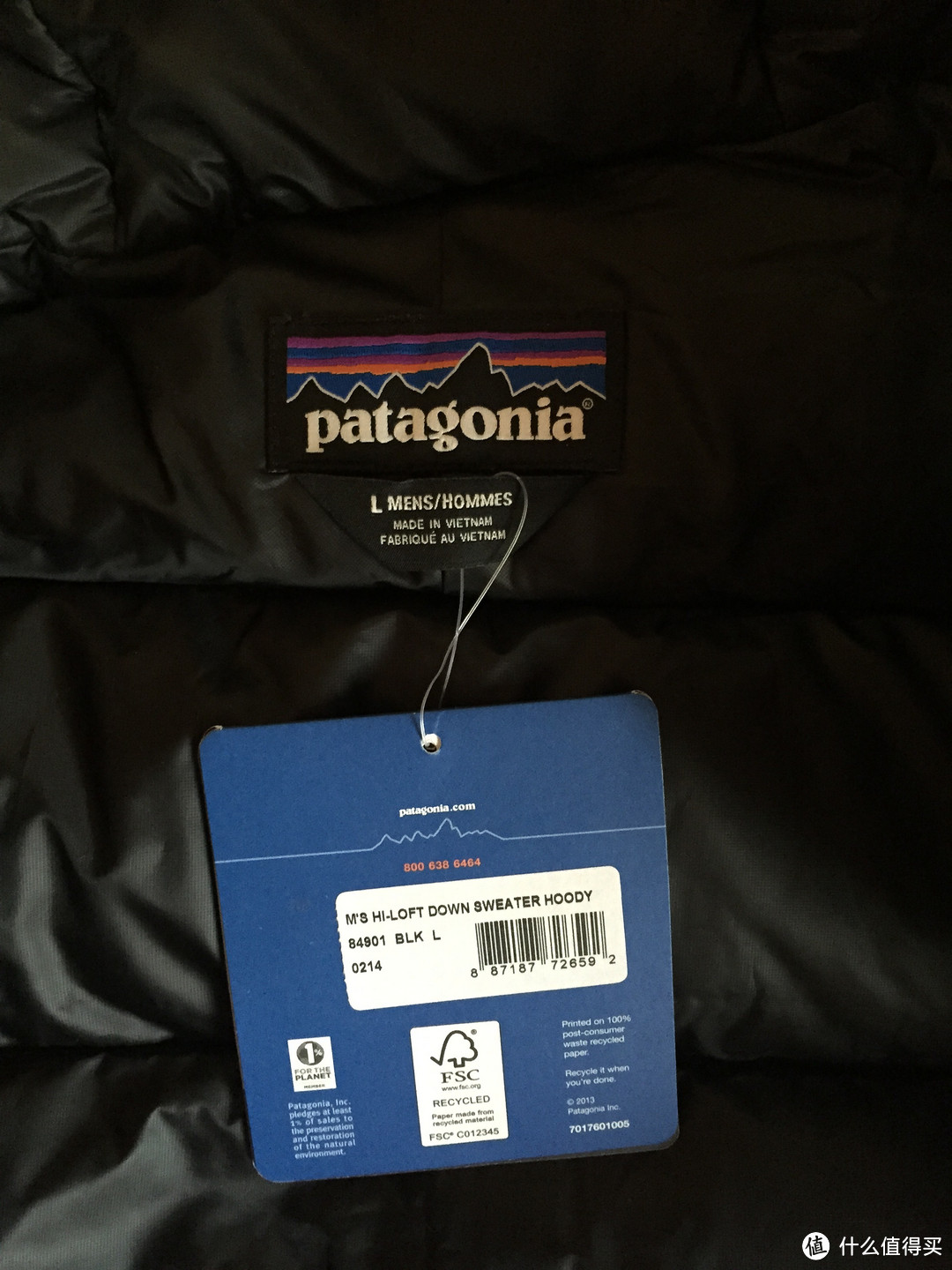 Patagonia Hi-Loft 800蓬男款羽绒服晒单