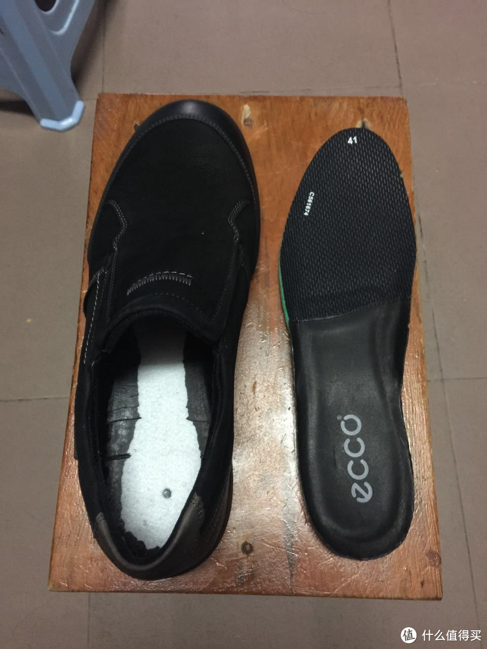 黑五海淘ECCO 爱步 低帮 磨砂皮  Slip-On Oxford 男鞋