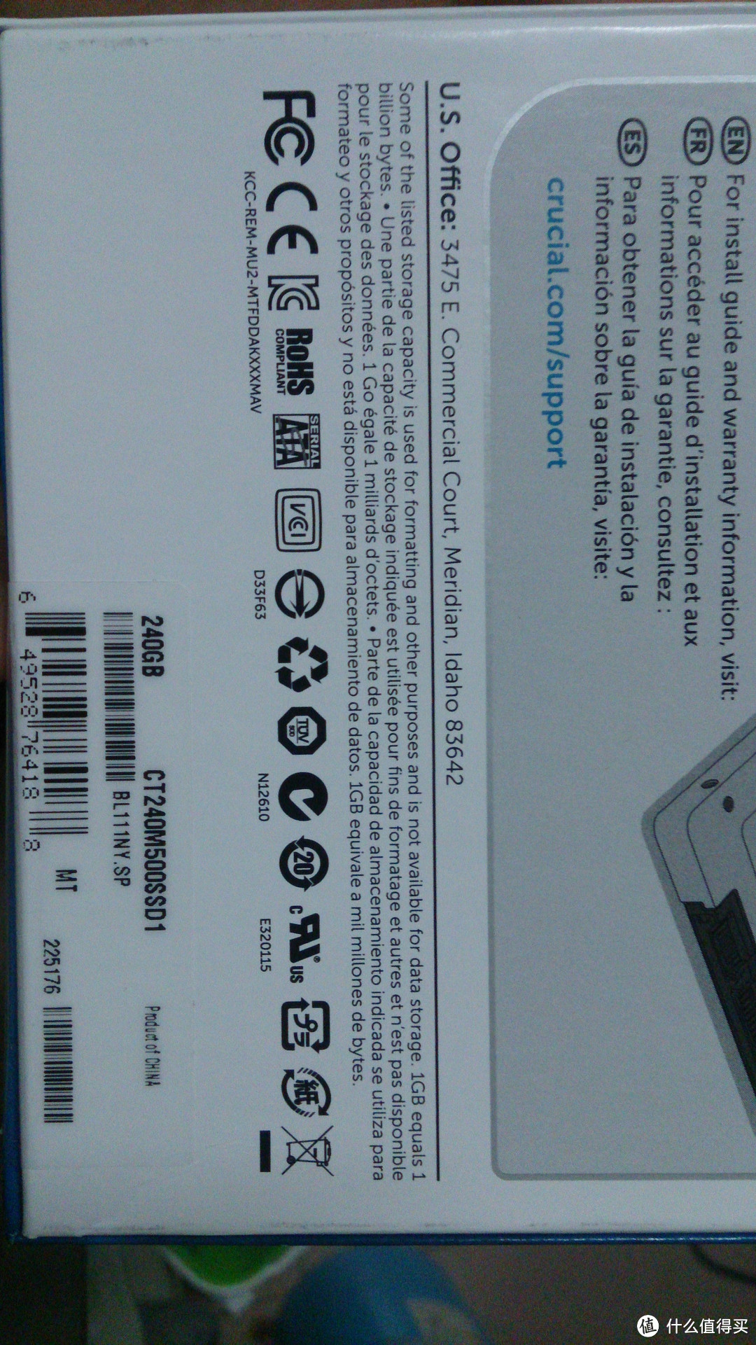 Micron 镁光 M500 SSD 固态硬盘 240G，自行更换戴尔N4110固态硬盘及4K对齐攻略