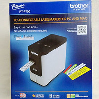 兄弟 PT-P700 标签打印机外观展示(电池仓|接口|开关键)