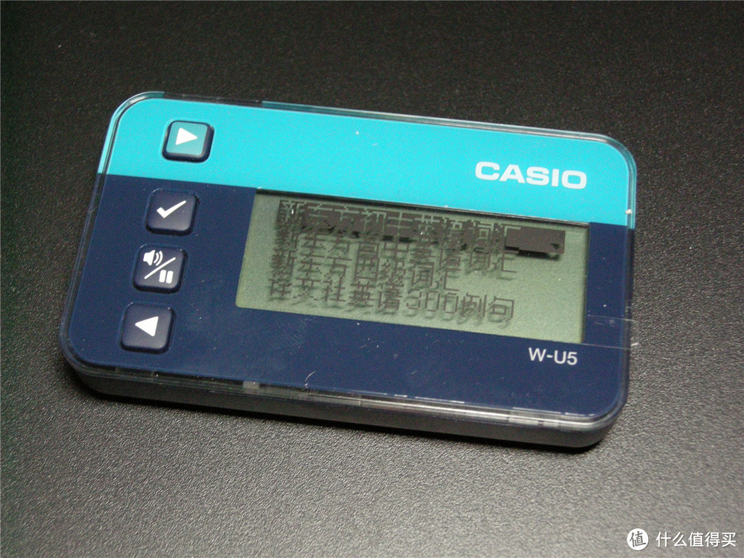 背单词的好帮手：CASIO 卡西欧 W-U5BU 湖水蓝 电子记词本