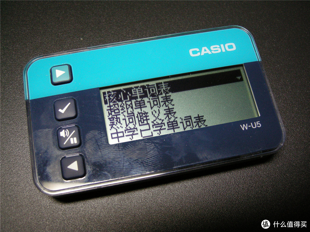 背单词的好帮手：CASIO 卡西欧 W-U5BU 湖水蓝 电子记词本