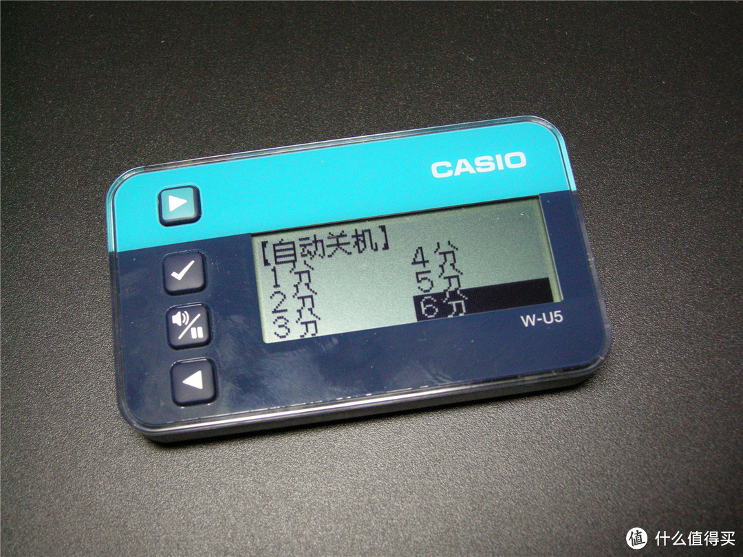 背单词的好帮手：CASIO 卡西欧 W-U5BU 湖水蓝 电子记词本