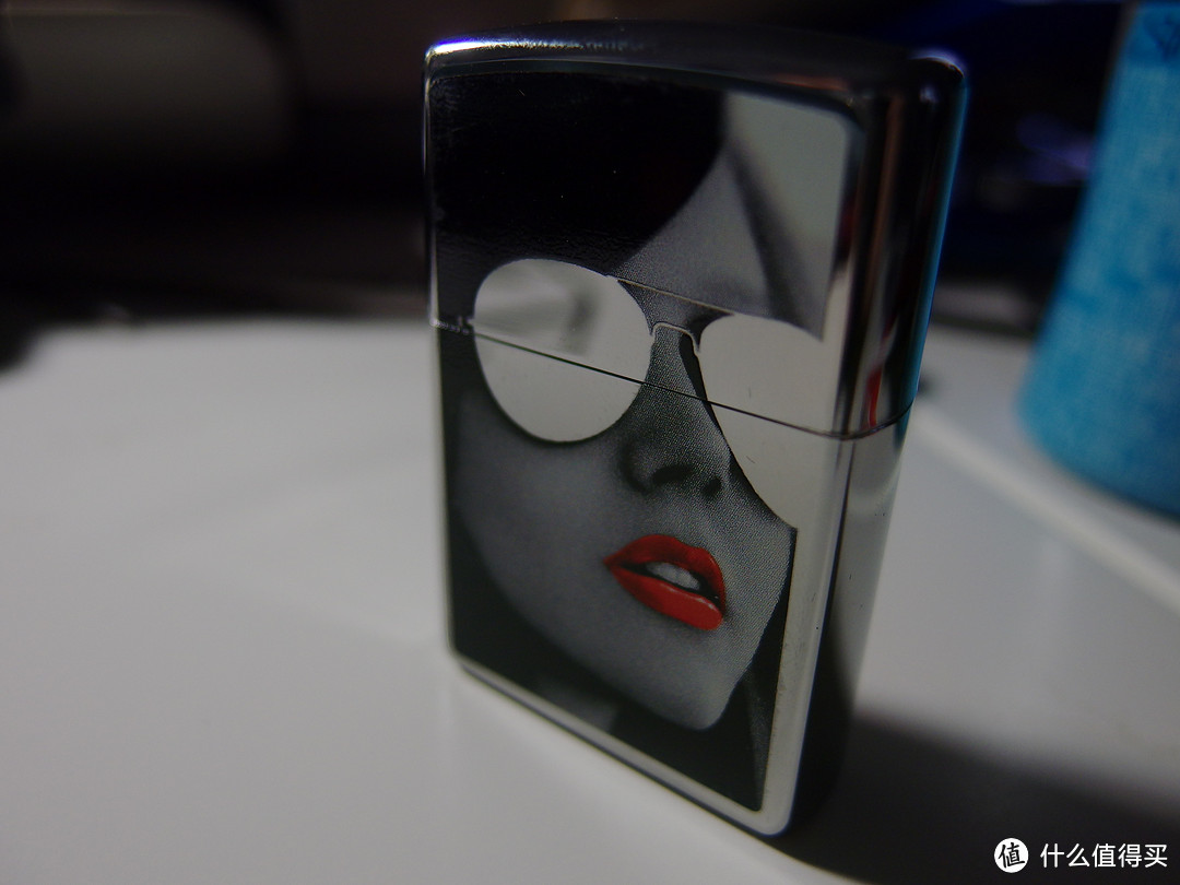 Zippo 3095 High Polish Chrome Sunglasses 烈焰红唇打火机