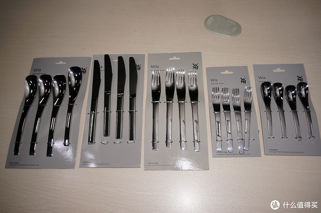 刀叉勺和老婆都有了，就差牛排了：GILT白菜价 WMF 完美福Vela Flatware Set 餐具20件套