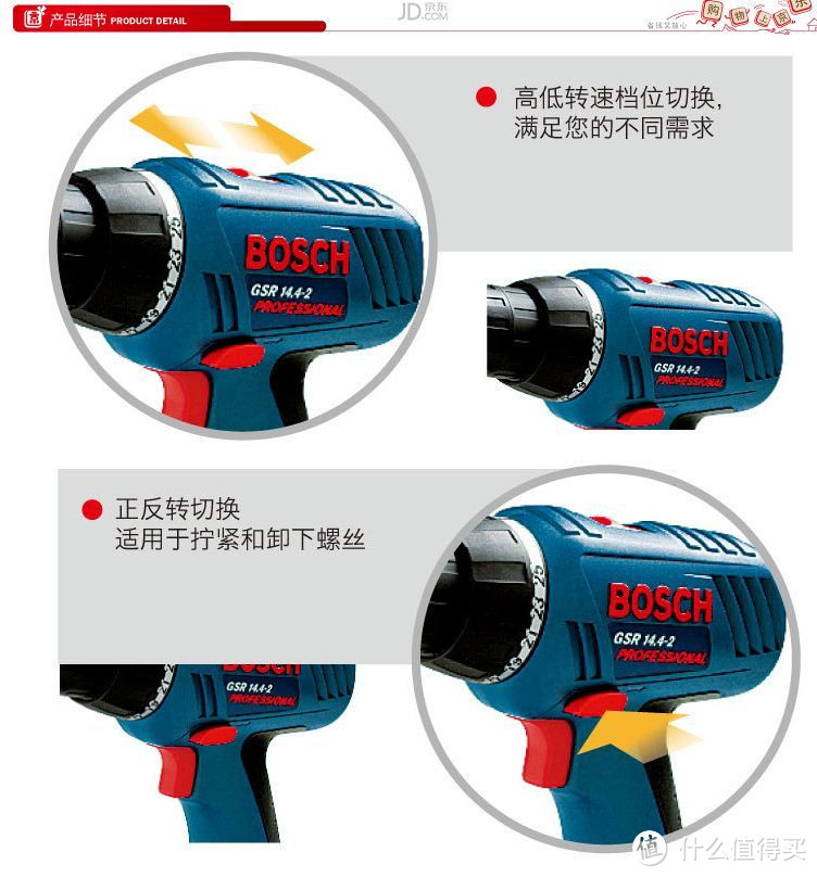 Bosch 博世 GSR14.4-2 14.4伏 双速充电起子