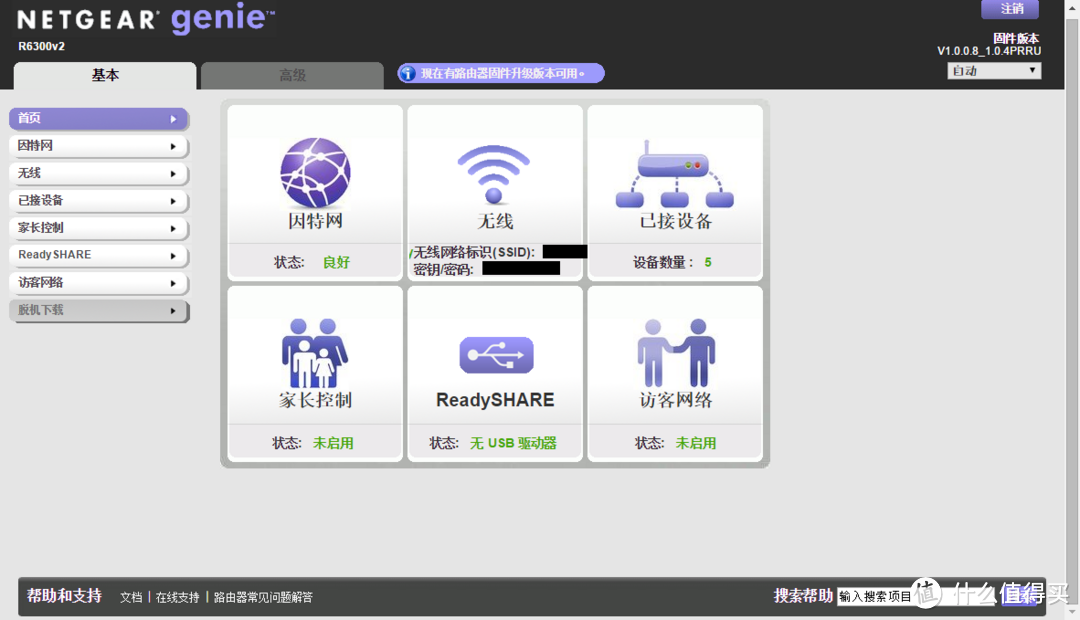 NETGEAR 美国网件 R6300v2 1750M 双频千兆 802.11ac无线路由器