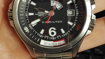 HAMILTON 汉米尔顿 Khaki Navy GMT 卡其海军系列 H77555135 男士机械腕表