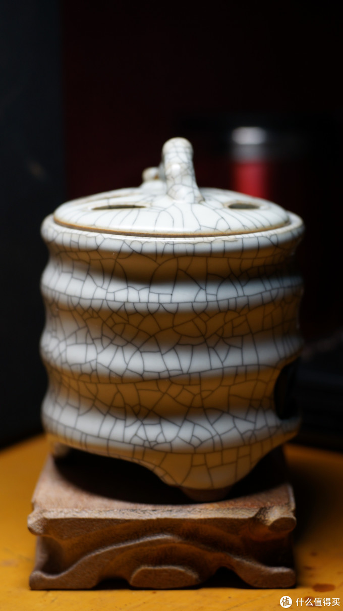 买了个汝窑 不是西周的，是上周的：电加热调温定时香薰炉汝窑版