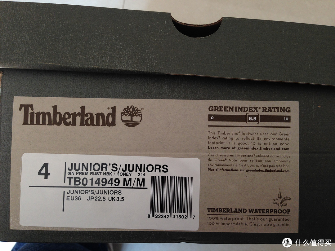 小脚的意外收获：Timberland 添柏岚 6 Inch Classic Premium WP 大童款防水工装靴