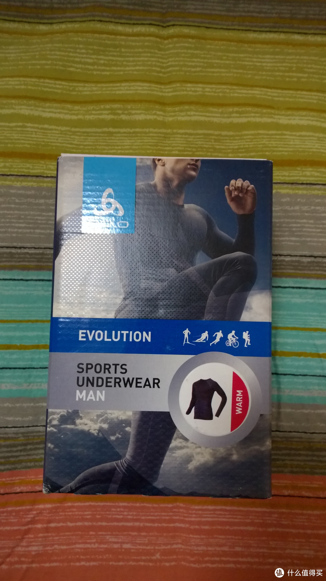 冬天运动好装备：Odlo 奥递乐 Evolution Warm 男式长袖圆领衫