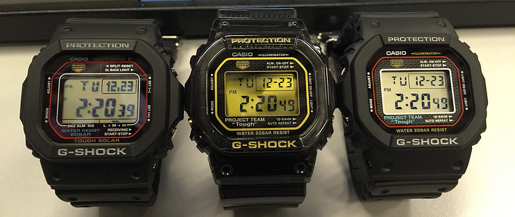 碳纤维+旋盖！Casio G-Shock 30周年纪念套装GSET-30-1DR_男款石英表_