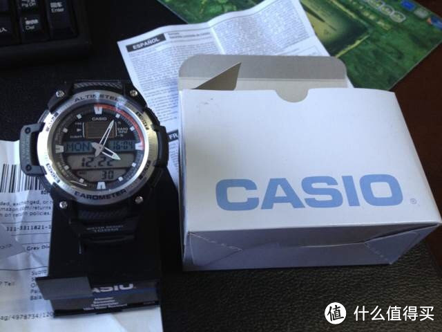 CASIO 卡西欧 SPORTS 系列 电子石英男表 SGW-400H-1B