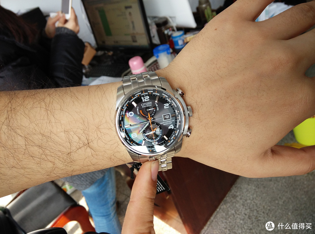 CITIZEN 西铁城 Eco-Drive AT9010-52E 男款光动能腕表