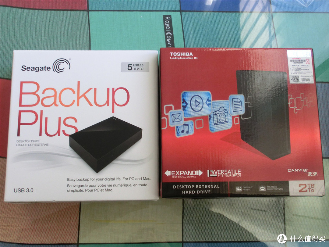 Seagate 希捷 Backup Plus 新睿品 3.5寸 桌上型移动硬盘（5TB、USB 3.0）