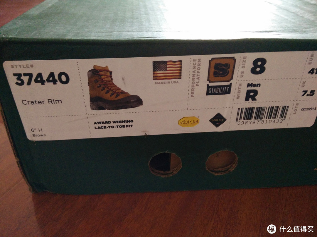 Outside杂志12年度最佳徒步鞋 Danner 丹纳 Crater Rim 6" GTX 37740 徒步鞋