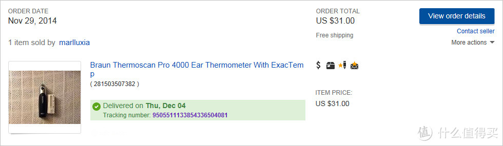 【ebay好物分享会】为不发烧而生！BRAUN 博朗 专业耳温枪 Pro 4000